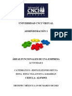 Administracion 1 Areas Funcionales de Una Empresa