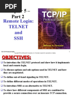 Chap-5 Telnet and SSH