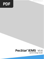 PecStar iEMS V3.6 System Design Guide