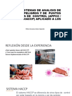 Sistemas de Analisis de Peligros Y de Puntos Críticos de Control (Appcc / Haccp) Aplicado A Los