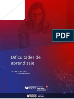 Dificultades de Aprendizaje. Especificas y No Especificas