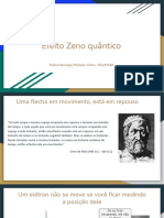 Efeito Zeno quântico: medição, perturbação e evolução temporal