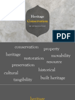 Heritage: Conservation