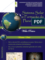 Sistema Solar e Formação Do Planeta Terra: Welka Preston