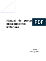 Manual de Procesos y Procedimientos Soflutions