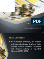 Measuring Economic Crimes and Corruption