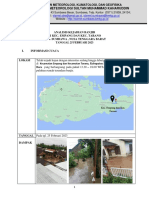 Analisis Kejadian Banjir Di Kec Empang Dan Tarano Kab SUMBAWA (25 Feb 2023)