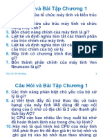 Câu Hỏi và Bài Tập Chương 1