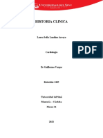 Historia Clinica: Laura Sofía Landino Arroyo