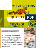 Sensory Evaluation Methods