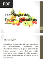 Tecnologia de Frutas e Hortaliças