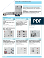 Model Number: GOTT-TML-1: Power Transmission and Distribution Experiment System