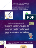 Artículos Informativos