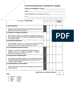 Formato de Evaluación de Entrevista Laboral 1