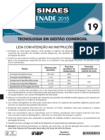 Enade 19 - CST - Gestao - Comercial 2015