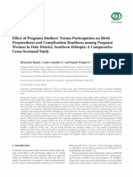 Effect of Pregnant Mothers Forum Participation On Birth Preparedness and Complication Readiness Among Pregnant Women in Dale District Southern Ethiopia - A Comparative Cross Sectional Study