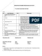 Checklist Kelengkapan Dokumen Perusahaan Alih Daya