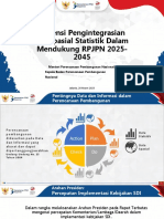 Urgensi Pengintegrasian Geospasial Statistik Dalam Mendukung RPJPN 2025-2045