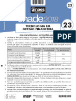 ENADE Tecnologia - em - Gestao - Financeira 2018