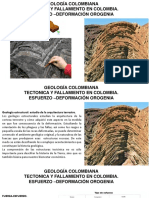 Geología Colombiana: Plegamientos y Fallas