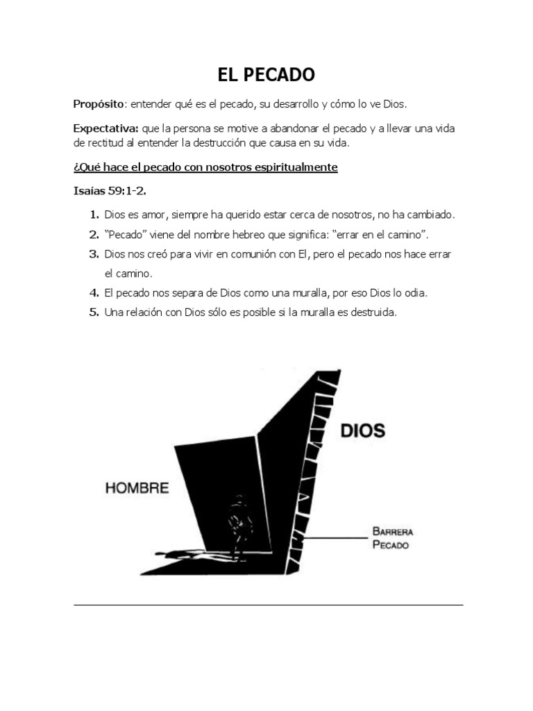 El Pecado | PDF | Pecado | Creencia religiosa y doctrina