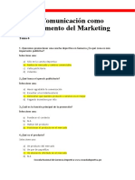 Fundamento Del Marketing Comunicación Como: Tema 6