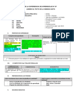 Sesión de La Experiencia de Aprendizaje N 07