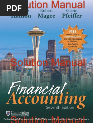 Financial Accounting 7th Edition: Alexander, David