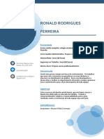 Ronald Rodrigues Ferreira: Escolaridade