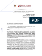 Segundo Tribunal de Alzada en Materia Penal en El Distrito Judicial de Texcoco, Estado de México