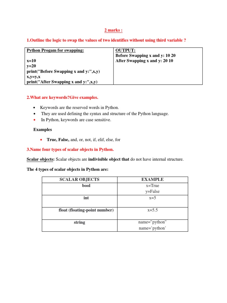 GE3151 Python | PDF