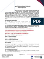 Registro de preços para aquisição de materiais médicos