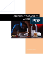 Efectos del consumo de alcohol y tabaco en adolescentes