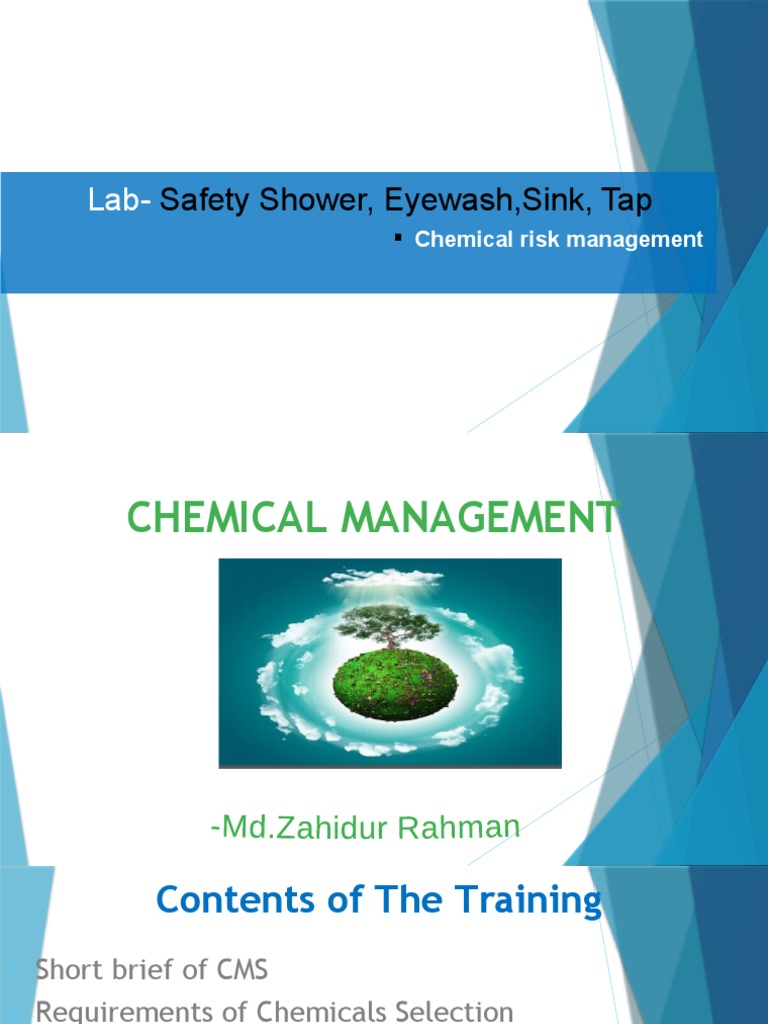 Chemical Management-Updated | PDF | Technology & Engineering