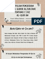 Ppti'jazu Al-Qur'an Azwar Yusri