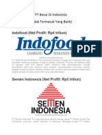 PT Besar Di Indonesia