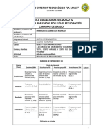 3.1 Rúbrica - Tarea Extra Clase 3.1 - Mat