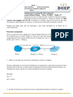 Unidad I I. Definición, Fórmulas y Técnicas de Derivación Semana 9: La Derivada de Funciones Compuestas: Regla de La Cadena