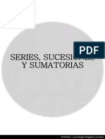 Series, Sucesiones Y Sumatorias: Profesor: Luis Angel Angeles Llumpo