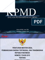 Dalam Pendampingan Desa: Rakor KPMD Dan TPK Juwiring, 14 Maret 2016