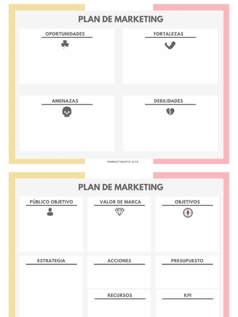 Plantilla para Un Plan de Marketing | PDF