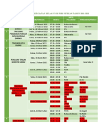 Perubahan Jadwal Kegiatan Kelas Vi SD Piri Nitikan Tahun 2021-2022