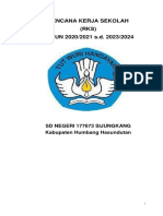 Rencana Kerja Sekolah (RKS) TAHUN 2020/2021 S.D. 2023/2024: SD Negeri 177673 Sijungkang Kabupaten Humbang Hasundutan