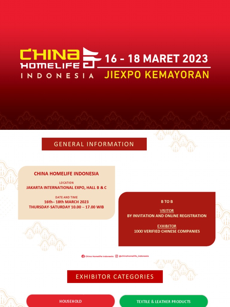 China Homelife Indonesia Expo | PDF