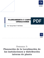 Planeamiento Y Control de Operaciones: Prof. MG Ing. Ruben F. Vidal Endara