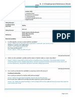 Inter NAL: JL 1-5 Employment Reference Check