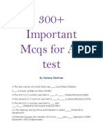 300+ Important Mcqs for All test