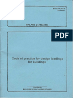 Code of Practice For Design Loads For Buildings - Malawian Standards