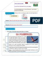 Ficha de Comunicación Del 26 de Octubre