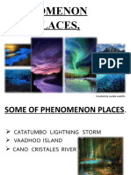 Phenomenon Places: Created by Sasidu Samith